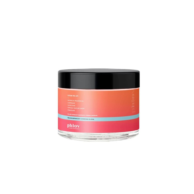 SCRUB ME UP! - Peeling botaniczny z różową glinką
