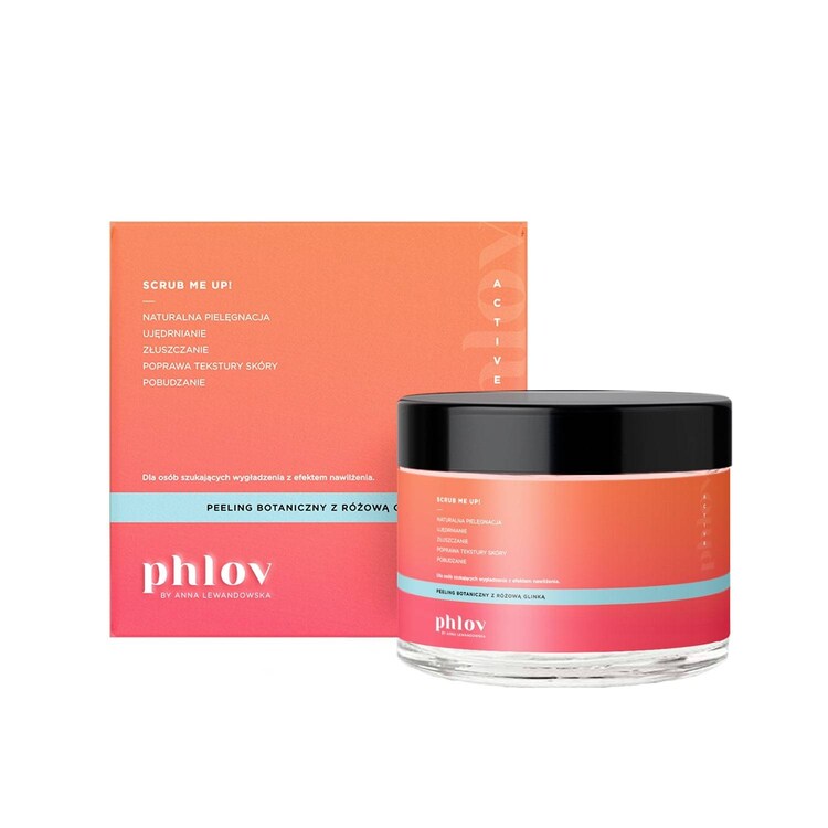 SCRUB ME UP! - Peeling botaniczny z różową glinką