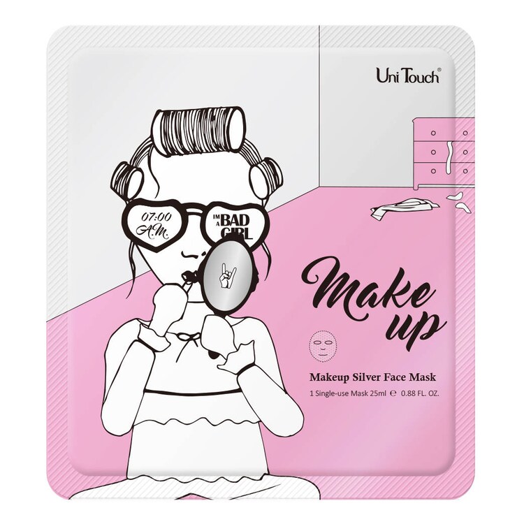 MakeUp Silver Face Mask - Maska do twarzy w płachcie