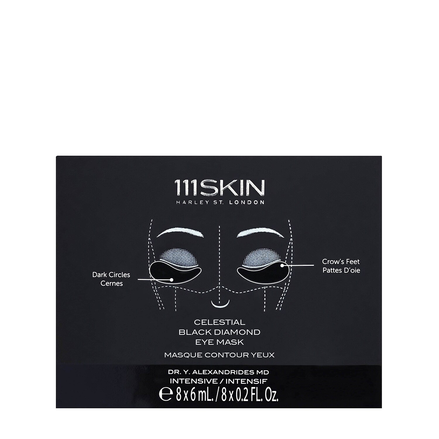 Маски для лица: Zestaw 111SKIN Celestial Black Diamond Eye Mask, набор, 6 мл