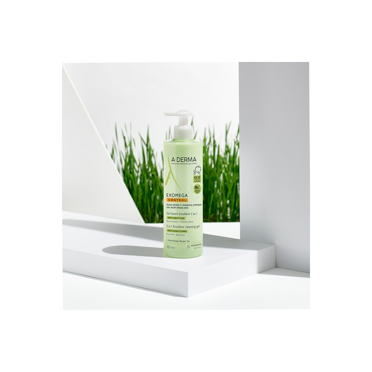 Exomega - Gel Lavant Emollient 2 En 1 Anti-Grattage