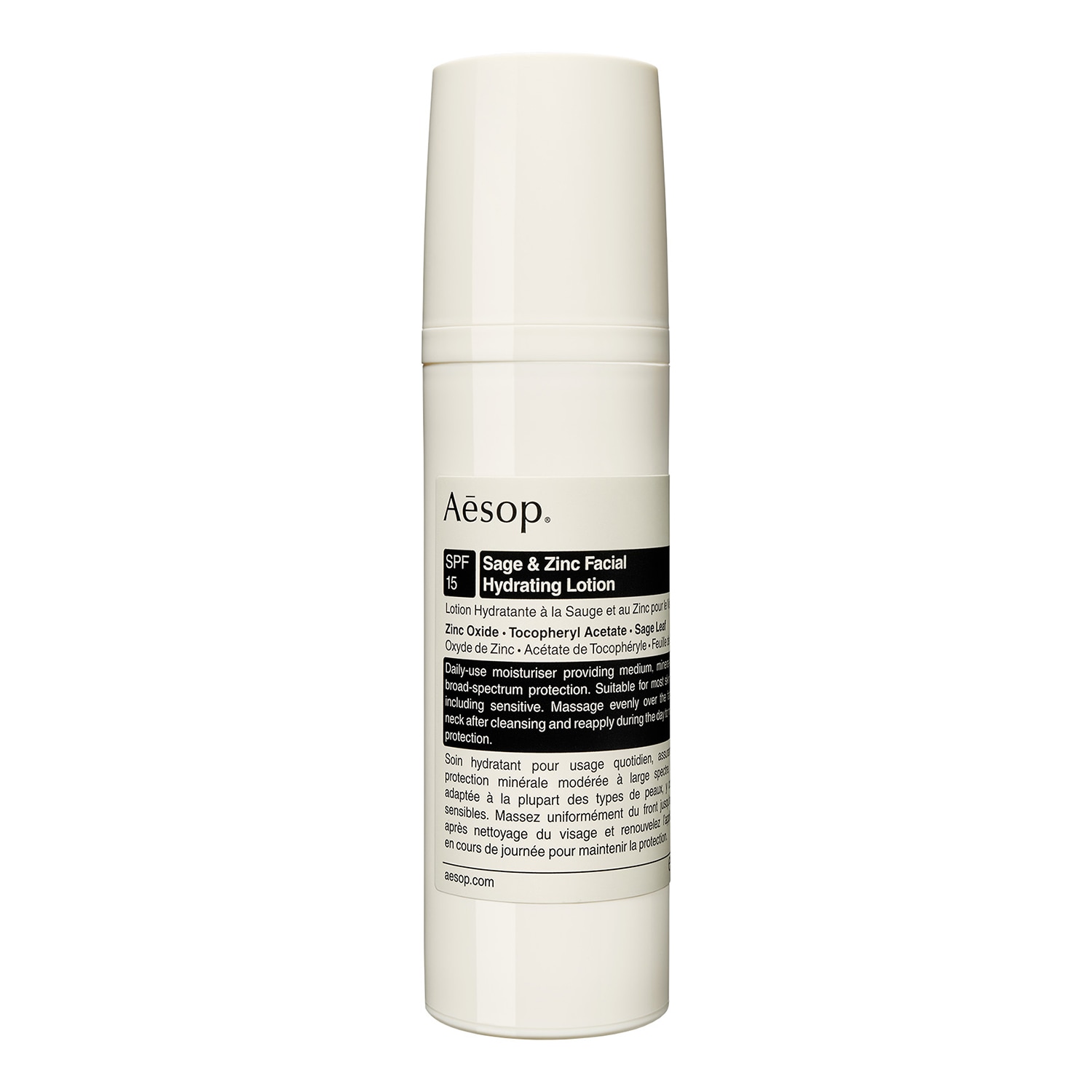 Sage & Zinc Hydrating Lotion SPF15