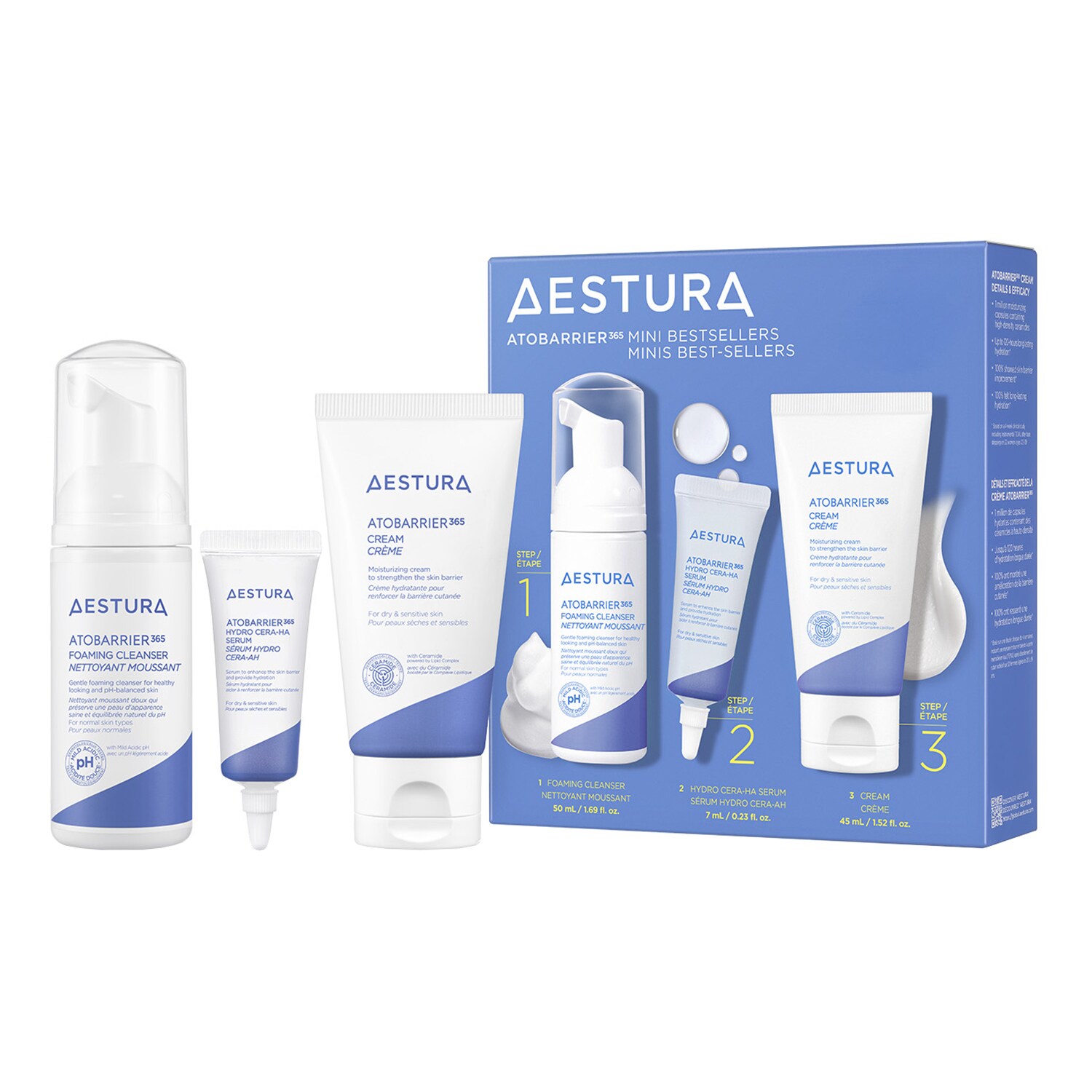AESTURA - ATOBARRIER365 bestseller kit - Nejprodávanější miniatury pro citlivou pleť