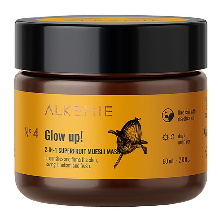 GLOW UP! - 2 w 1 peeling-maska z superowocami
