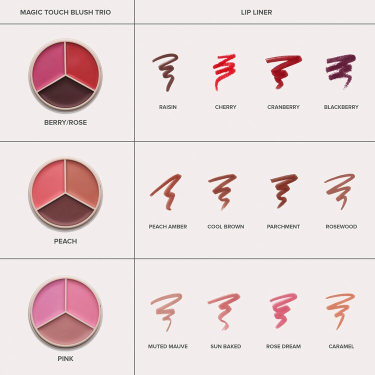 Magic Touch Blush Trio - Trio tvářenek