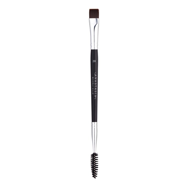 Dual Ended Flat Brow Brush #20 - Pensula pentru sprancene
