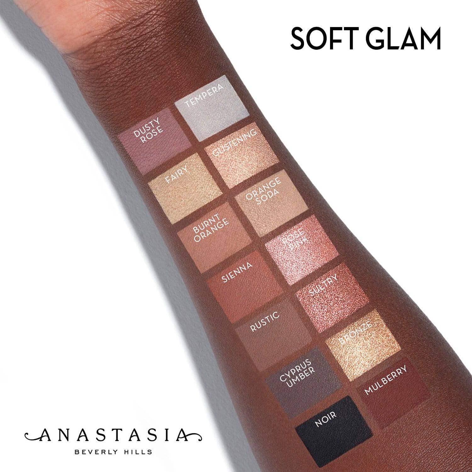 Палетка теней для век Anastasia Beverly Hills Soft Glam Palette, 0.74 г — фото 5