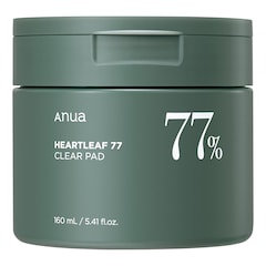Heartleaf 77% Clear Pad - Rensende tonerpads, ANUA