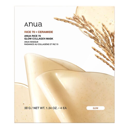 ANUA - Rice 70 Glow Collagen Mask