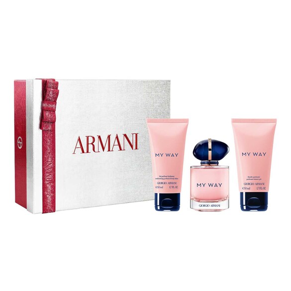 Armani Donna Bianchi My Way - Edp 50 Ml + Gel Doccia 50 Ml + Lozione Corpo 50 Ml - Immagine 4