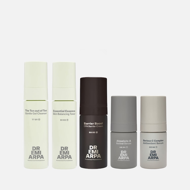 Frequent Flyer Set Travel Routine - Kit de 5 soins pour la peau