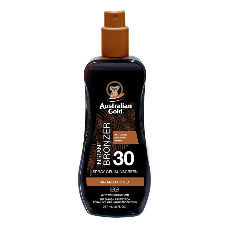 SPF 30 Spray Gel W/Bronzer - Protector Solar Con Bronceador 