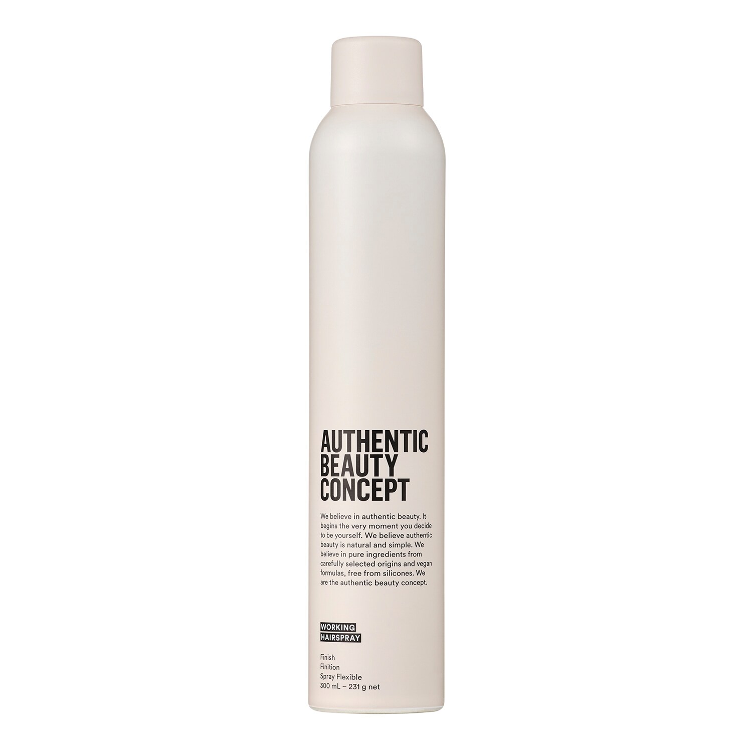 AUTHENTIC BEAUTY CONCEPT - Working Hairspray - Ultrajemný lak na vlasy s flexibilní fixací