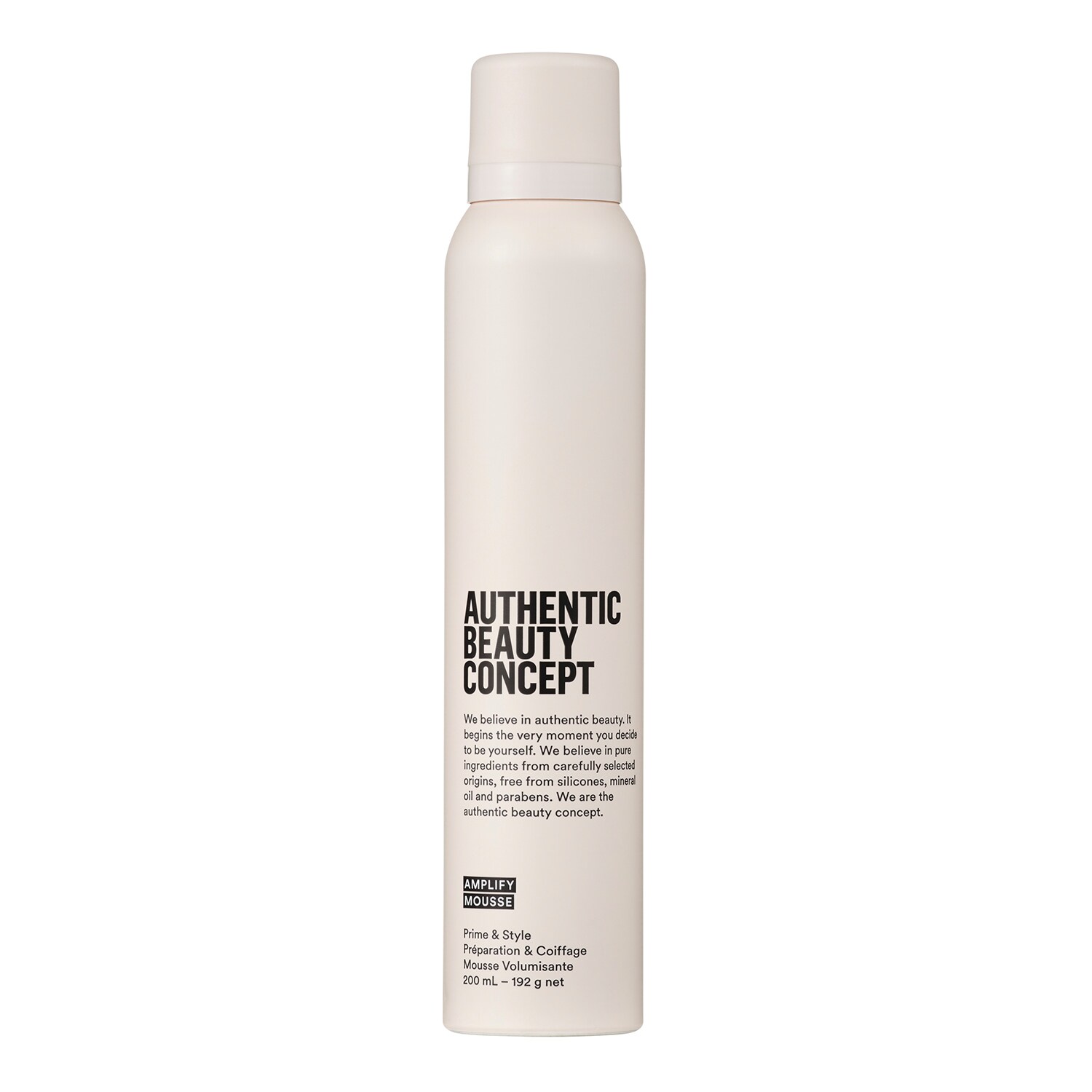 AUTHENTIC BEAUTY CONCEPT - Amplify Mousse - Lehká stylingová pěna s objemovým efektem