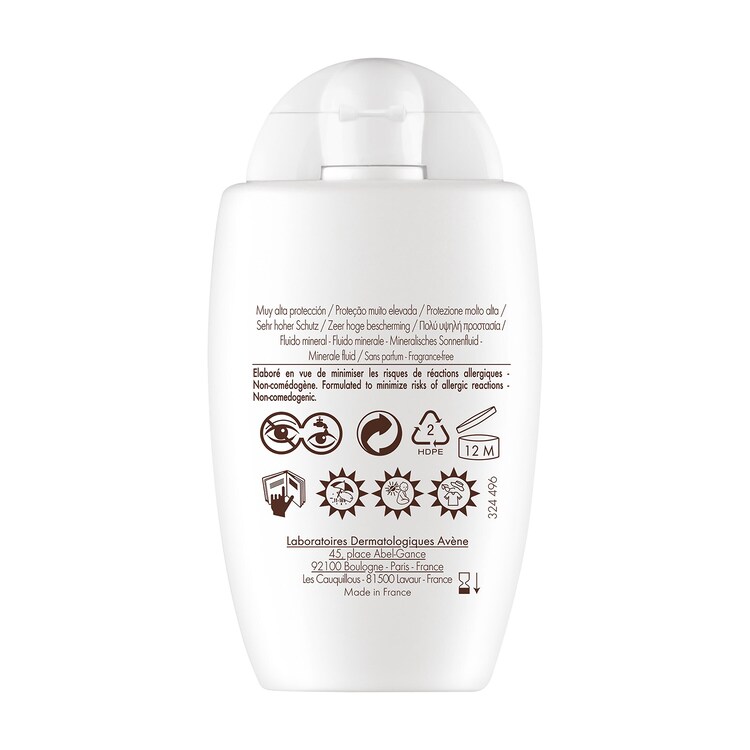 Fluide minéral SPF 50+ - Soin solaire visage Très haute protection