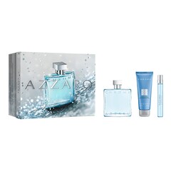 Chrome - Coffret Eau de Toilette, Gel Douche Cheveux & Corps et Format Voyage, AZZARO