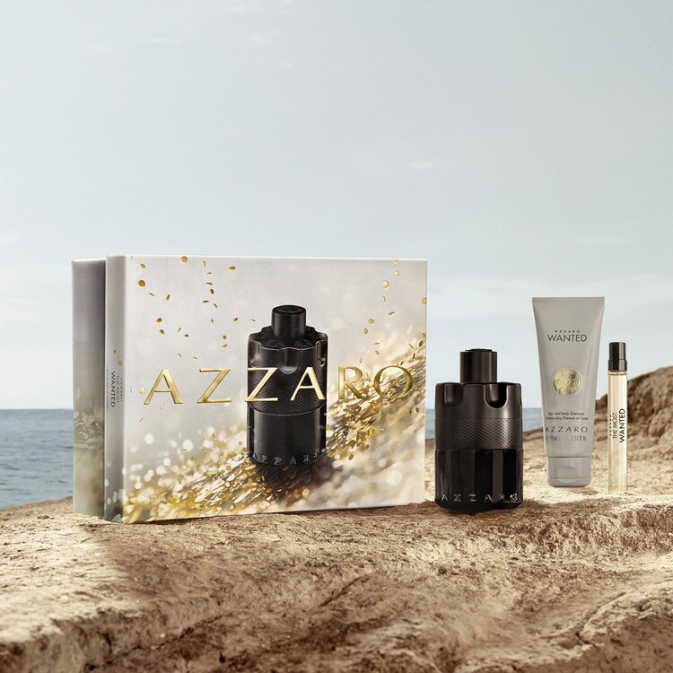 Wanted - Coffret Eau de Parfum Intense, Gel Cheveux & Corps et Format Voyage