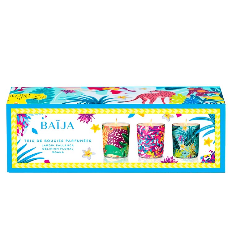 Moana Delirium Floral Jardin Pallanca - Trio Bougies Parfumees