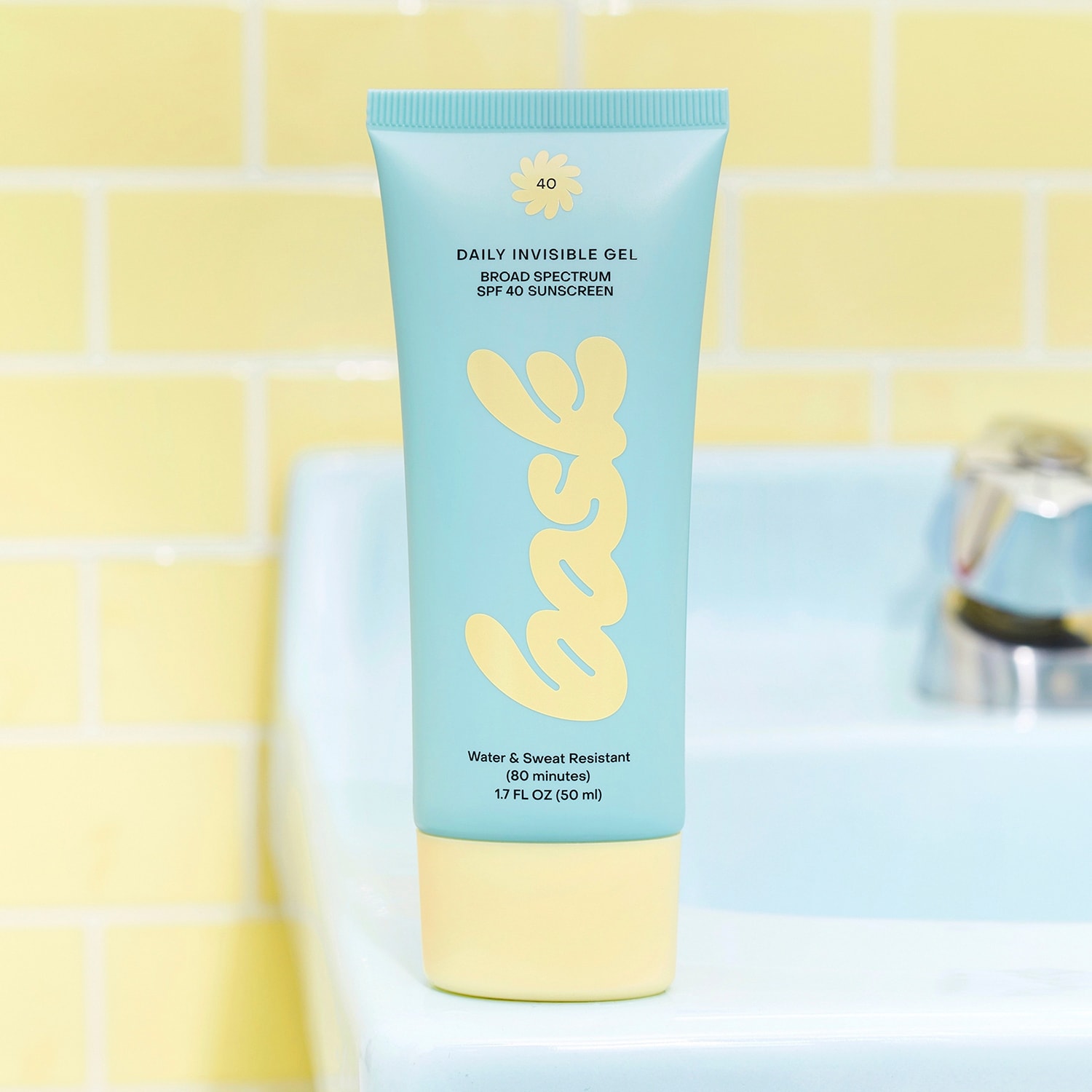 Bask SPF 40 Daily Invisible Gel - Face Sunscreen