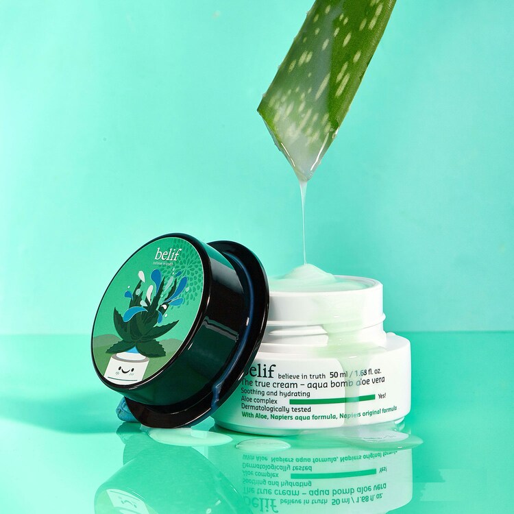 The True Cream Aqua Bomb Aloe Vera - Gel Aloe Vera calmante e hidratante