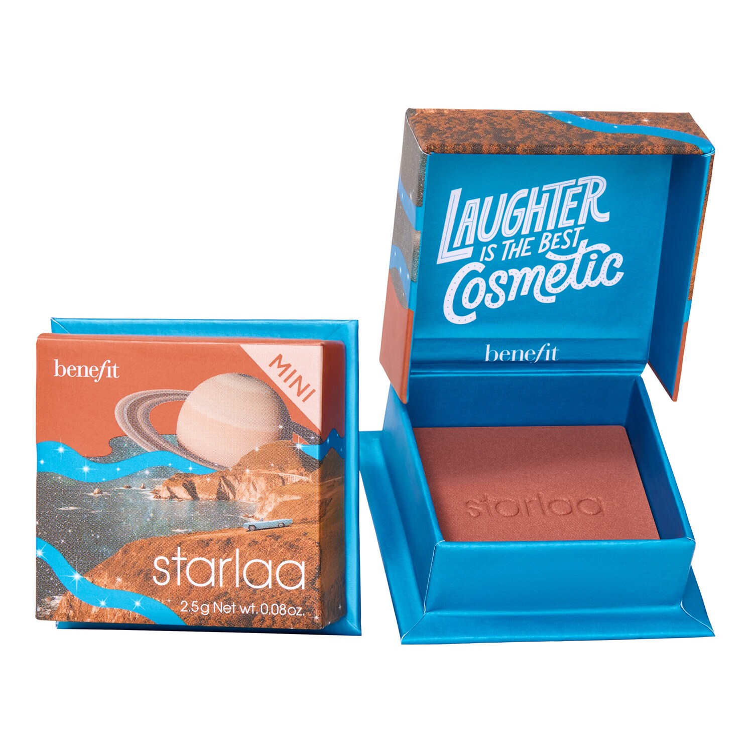 BENEFIT COSMETICS - Starlaa WANDERful World - Tvářenka v růžovo bronzovém odstínu