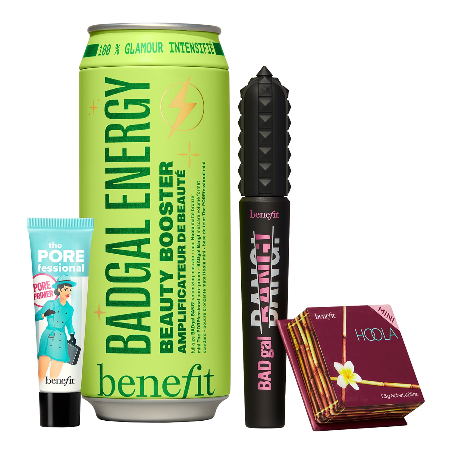 BADgal Energy Mascara, Primer & Bronzer
