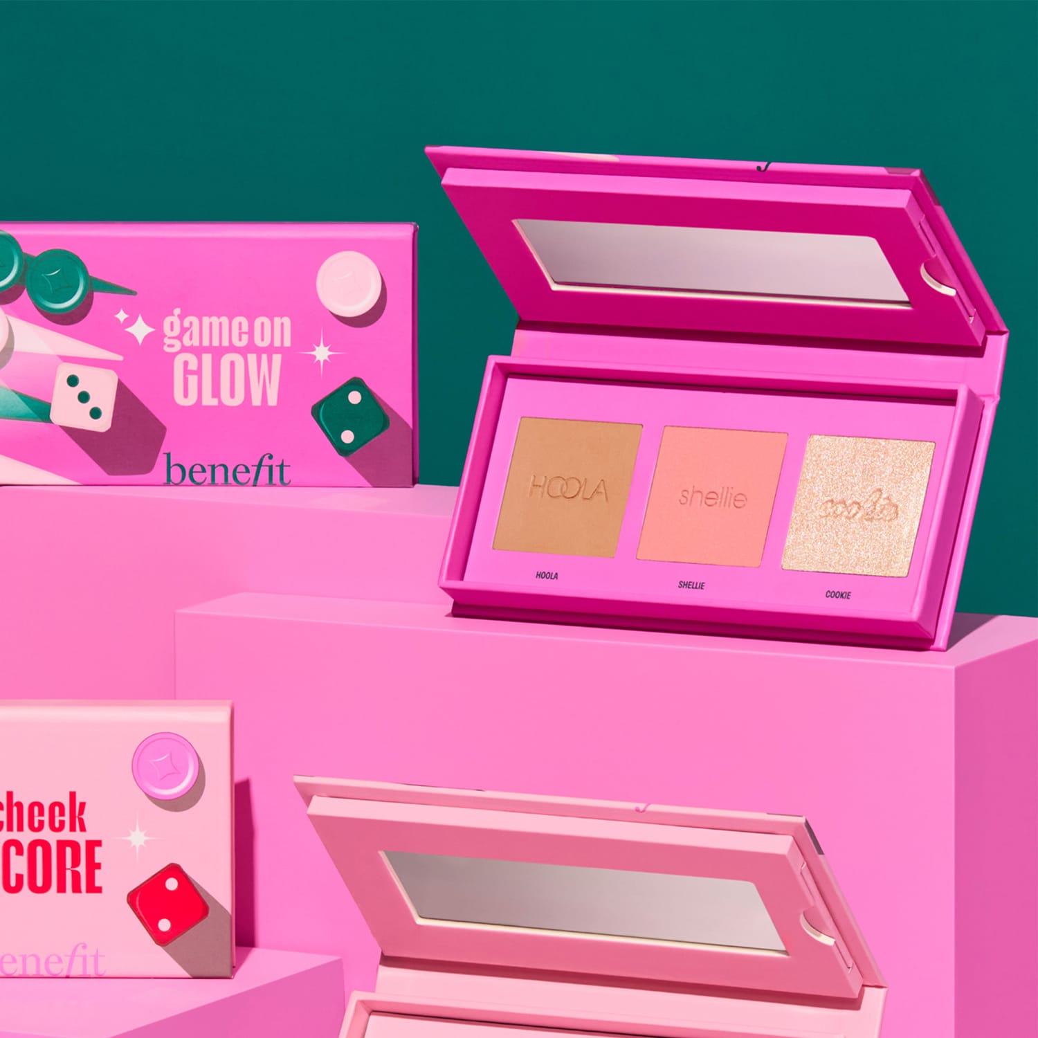 Game On Glow Blush, Bronzer and Highlighter Limited Edition Cheek Palette