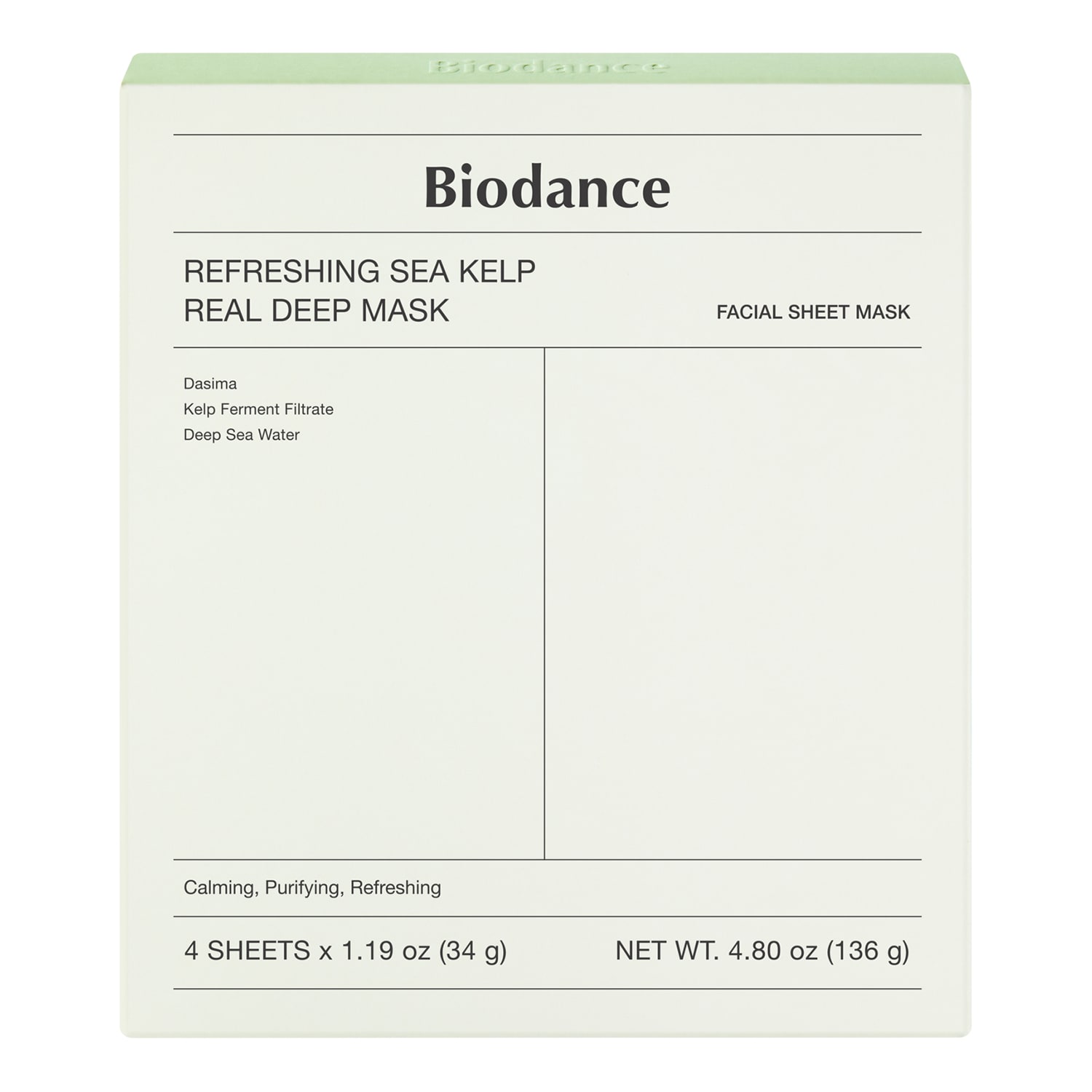 Refreshing Sea Kelp Real Deep Mask