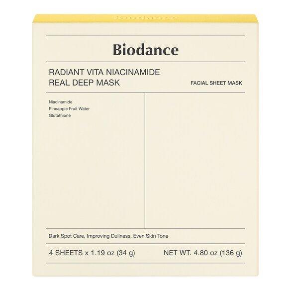 Radiant Vita Niacinamide Real Deep Mask - Niacinamidna maska protiv mrlja, BIODANCE