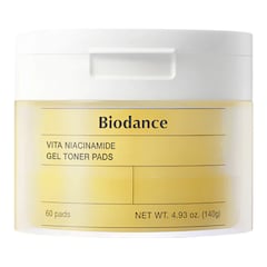 Vita Niacinamide chaGel Toner Pads - Lysende og samlende maske, BIODANCE