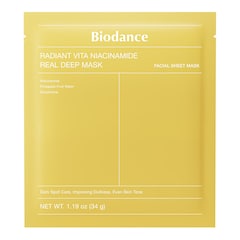 Radiant Vita Niacinamide Real Deep Mask - &Mu;ά&sigma;&kappa;&alpha; &lambda;ά&mu;&psi;&eta;&sigmaf; &kappa;&alpha;&iota; &omicron;&mu;&omicron;&iota;ό&mu;&omicron;&rho;&phi;&omicron;&upsilon; &tau;ό&nu;&omicron;&upsilon;, BIODANCE