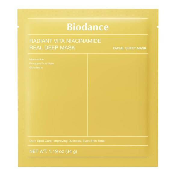Radiant Vita Niacinamide Real Deep Mask - Niacinamidna maska protiv mrlja, BIODANCE