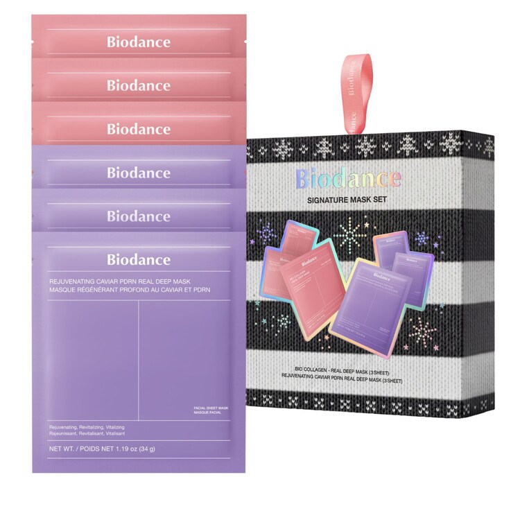 Biodance Signature Mask Set - Conjunto de máscaras de hidratação e luminosidade