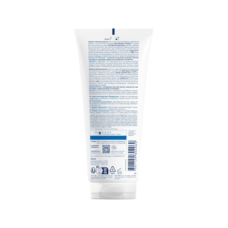 Atoderm Intensive Baume - Soin nourrissant et apaisant visage et corps