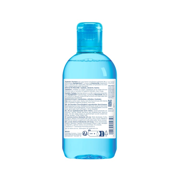 Hydrabio Tonique - Lotion tonique visage et yeux peaux sensibles déshydratées
