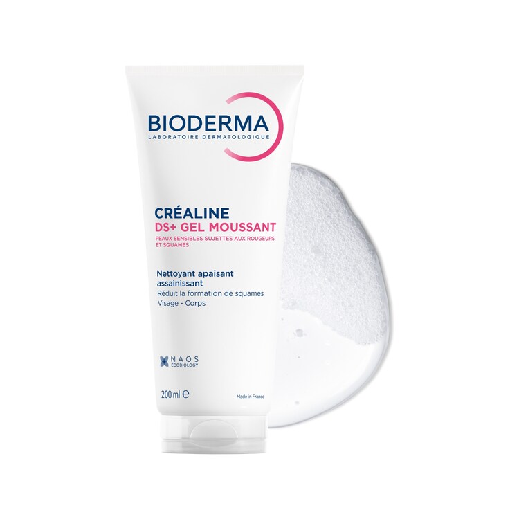 Créaline DS+ Gel Moussant - Gel purifiant anti-rougeurs peaux sensibles