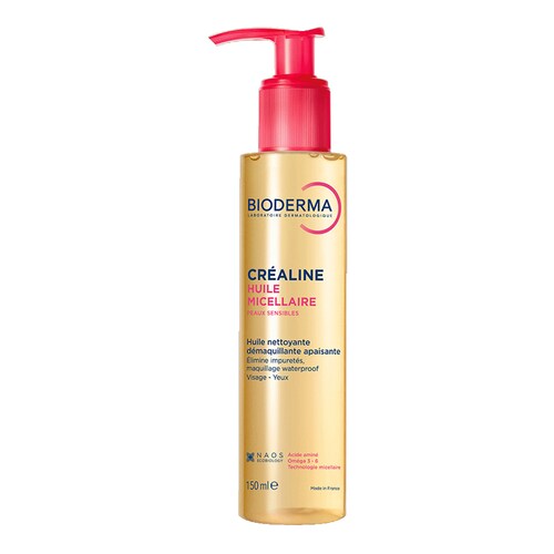 BIODERMA - Créaline Huile Micellaire – Huile nettoyante démaquillante apaisante