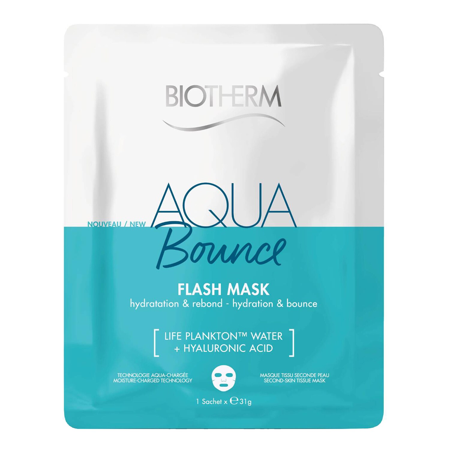 Biotherm Aqua bounce Flash Mask pleťová maska 31 g koupíte na Sephora.cz