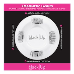 Magnetic lashes - Faux-cils avec pose aimant&eacute;e, BLACK UP