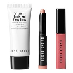 Promotional Set - Mini base de maquillage, fard à paupières en stick et gloss