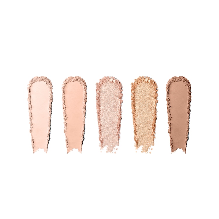 Nude eyeshadow palettes - παλέτα 5 σκιών με φυσικές αποχρώσεις