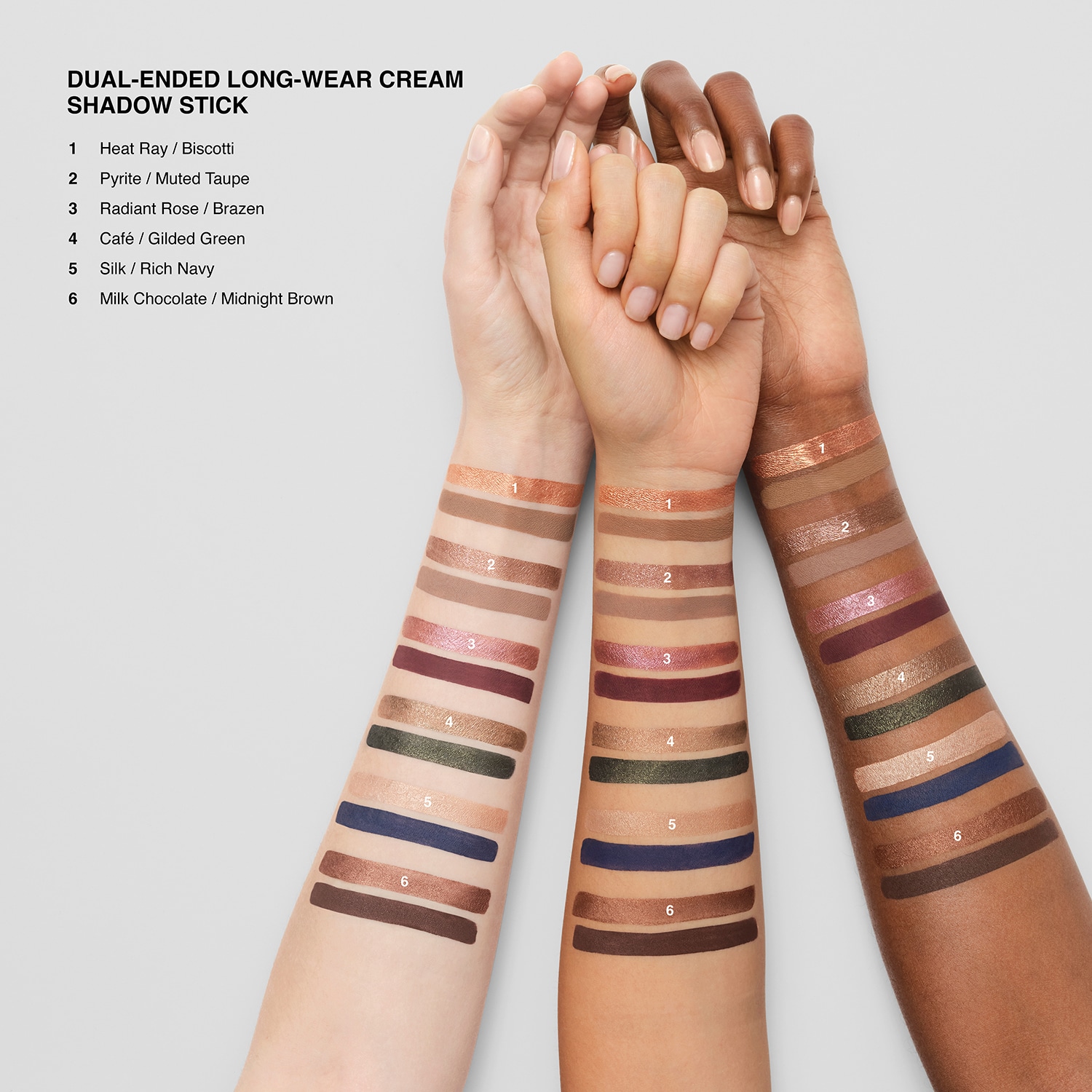 Dual-Ended Long-Wear Cream Shadow Stick 1.6g