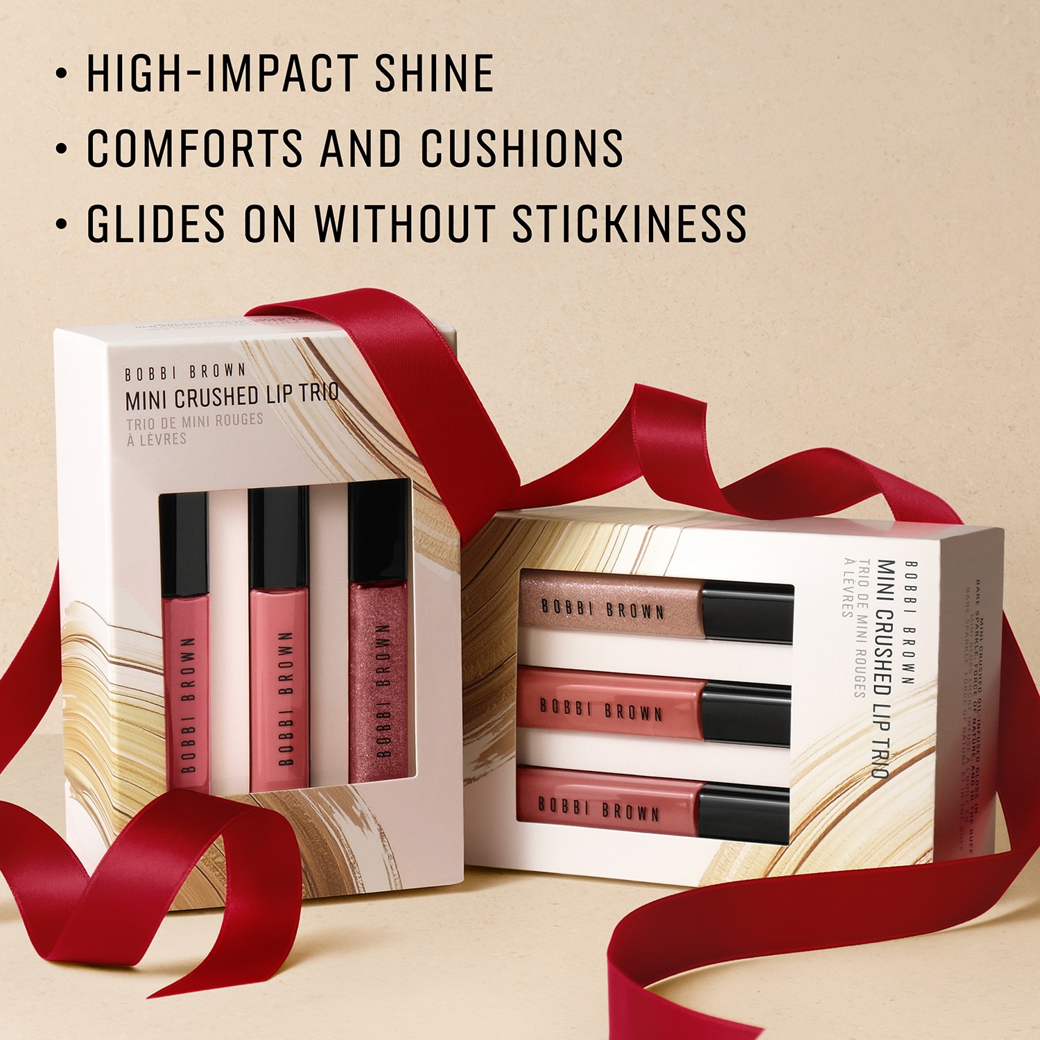 Mini Crushed Oil-Infused Gloss Trio - Shadeway 2 Neutrals