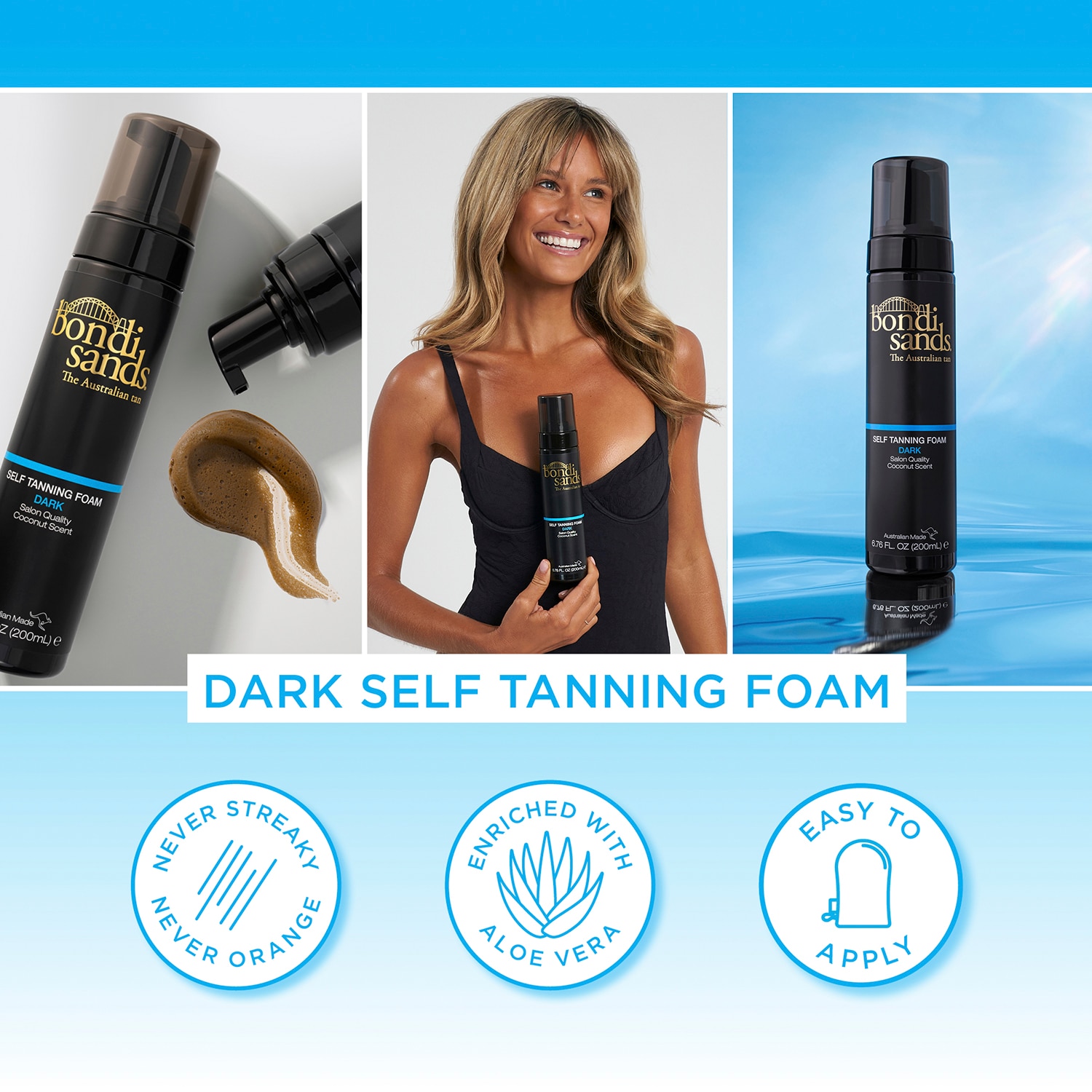 Self Tanning Foam Dark