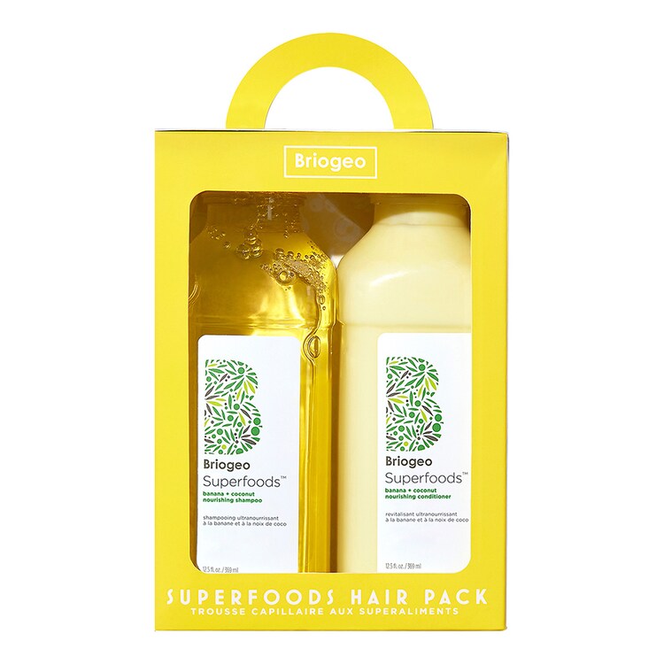 Superfoods - Set per capelli alla banana e cocco per capelli secchi