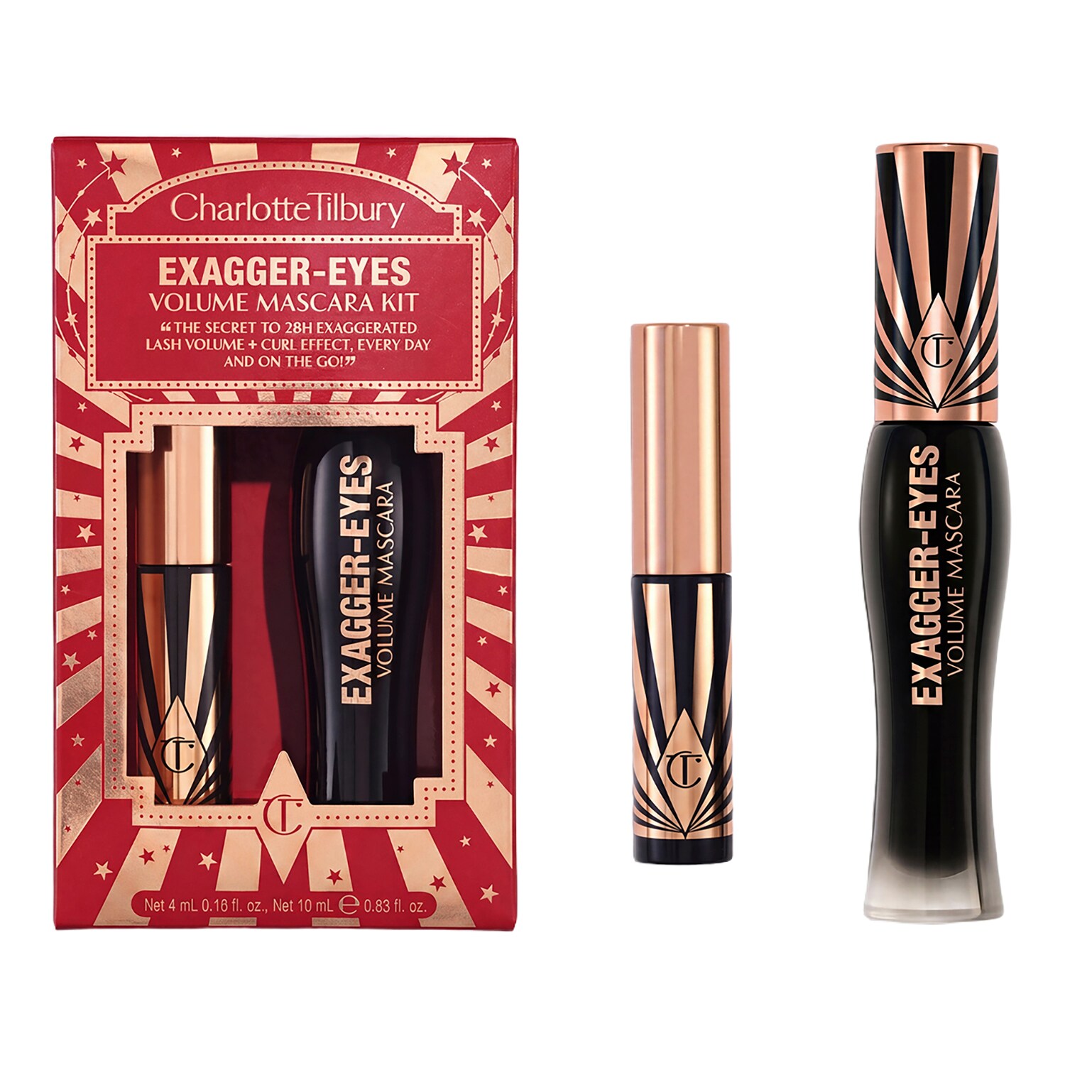 CHARLOTTE TILBURY - Exagger-eyes Volume Mascara Kit - Sada make-upu