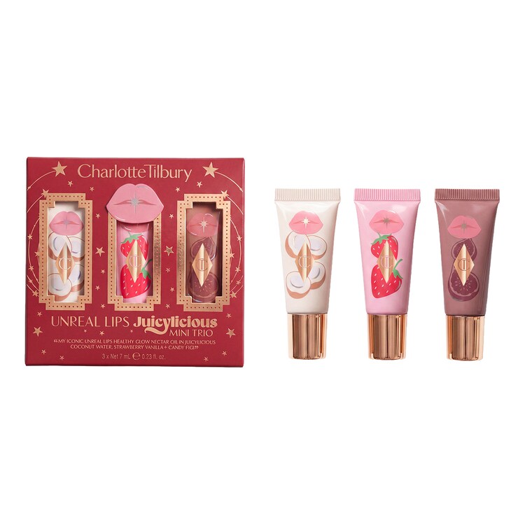 Unreal Lips Juicylicious Mini Trio - Coffret cadeau trio pour les lèvres