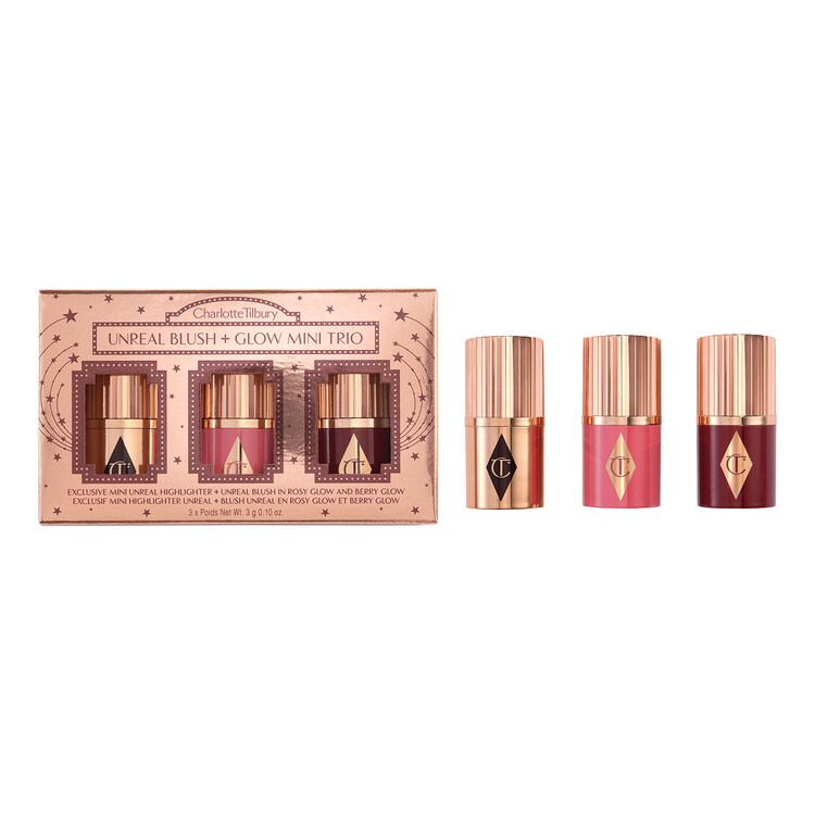 Unreal Blush Glow Mini Trio - Lippen-Trio