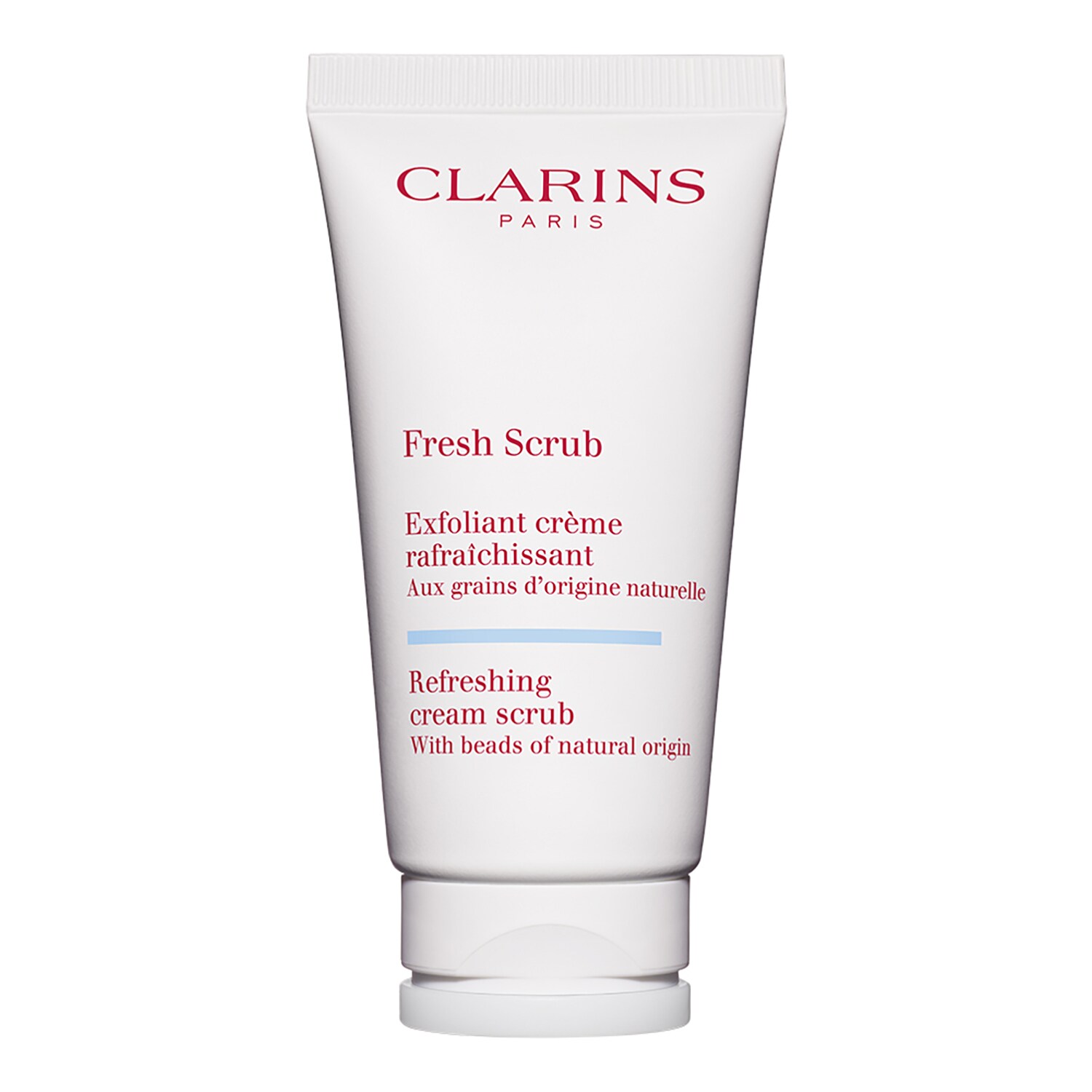 Clarins FRESH SCRUB osvěžující krémový peeling s přírodními zrníčky 50 ml