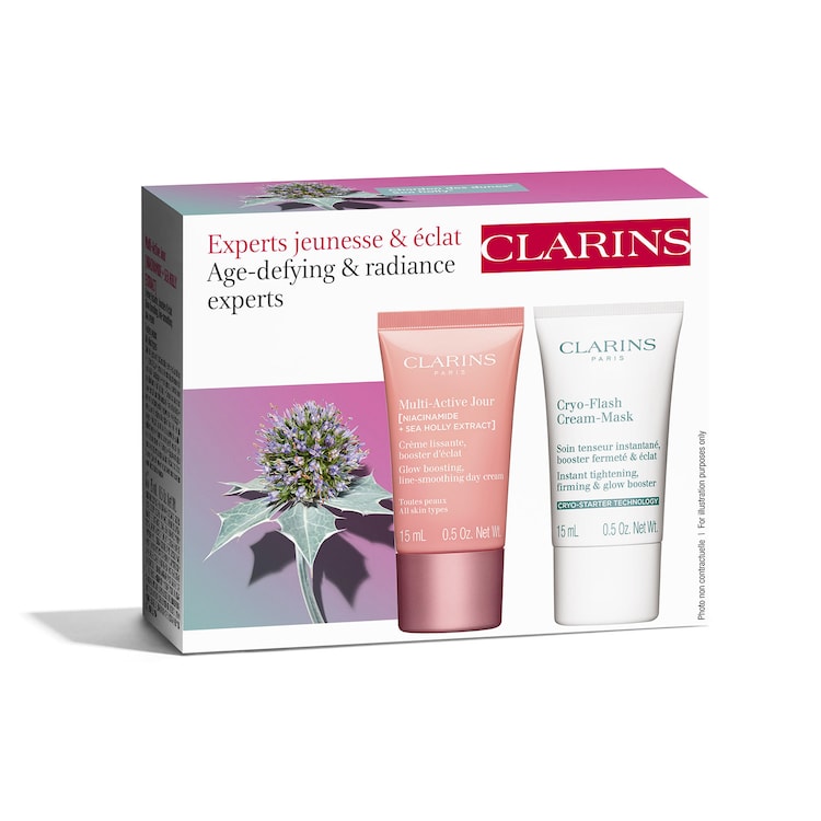 Kit Multi-Active Jour & Cryo-Flash Masque-Crème - Expert anti-âge & éclat 